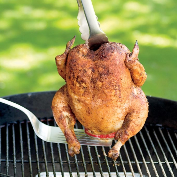 beer can chicken weber gas grill