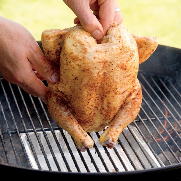 Grill Skills Smoking Beer Can Chicken