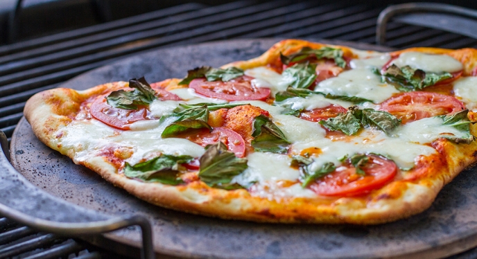 Grilled Pizza on the Summit Charcoal Grill